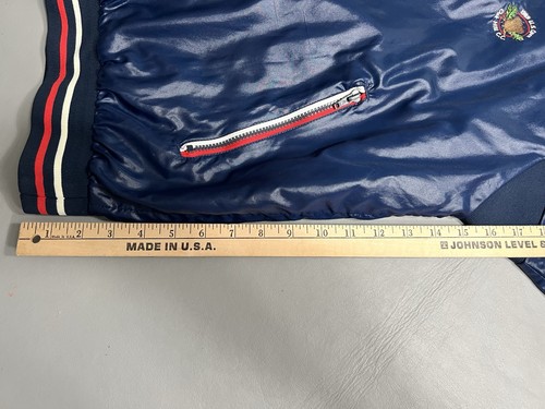 VTG 1989 Oak Hill La Mode Mens Windbreaker Jacket Size XL US Open Hooded Zipper - Picture 13 of 24