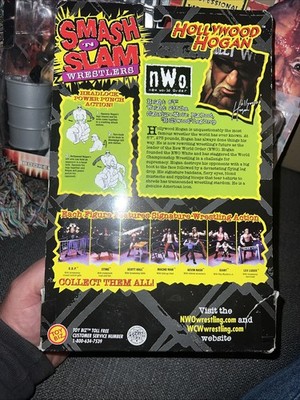 NIB ToyBiz 1999 Smash N Slam Wrestlers NWO Hollywood Hulk Hogan