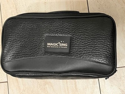Magic Sing ET25K Karaoke Microphone w/Bag & Manual (MISSING Electric Cord)TESTED