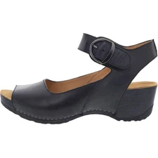 Dansko Women's Dansko Tiana Calf Burnished Leather Platform Sandal Size EU39