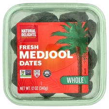 Fresh Medjool Dates, Whole, 12 oz (340 g)