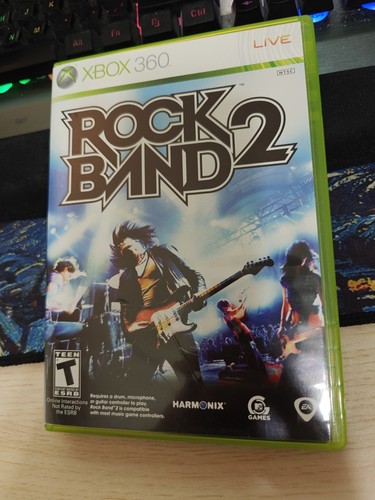 Rock Band 2 (Microsoft Xbox 360) - CIB komplett, saubere Disc - getestet & funktionsfähig