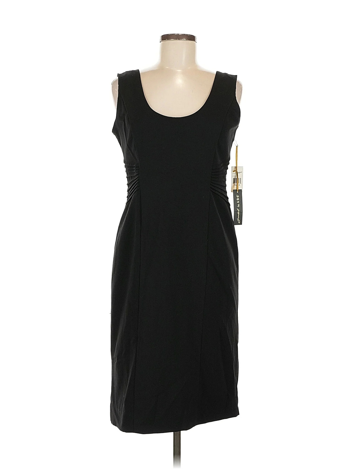 NWT Essentials by ABS Women Black Cocktail Dress 8