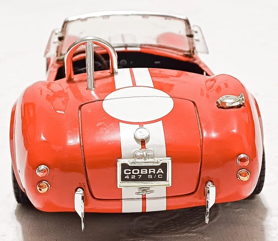 Road Signature Shelby Cobra 427 S/C . Scala 1/18, 4 aperture. Ottima - Immagine 4 di 4
