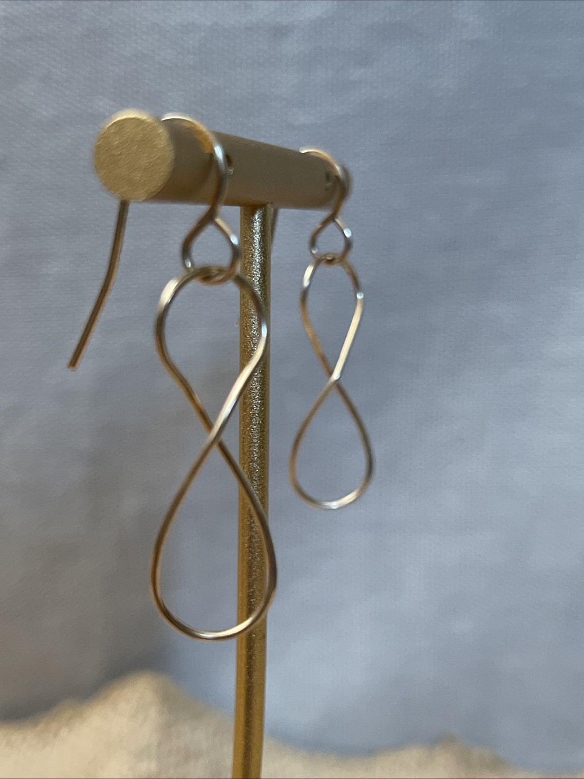 Infinity Dangles Gold Filled Delicate Wire Femini… - image 3