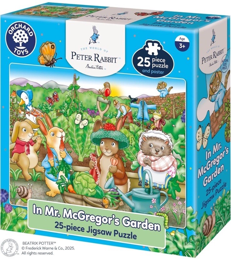 Orchard Toys Peter Rabbit In Mr. McGregor’s Garden 25 Piece Jigsaw Puzzle