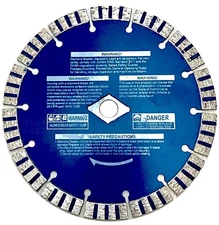 7" Diamond Saw Blade for Concrete Brick Block Pavers Masonry 10mm Seg Height