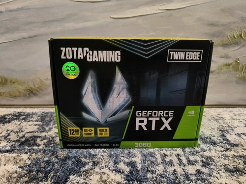 ZOTAC GAMING GeForce RTX 3060 Twin Edge OC 12GB GDDR6 Graphics Card New