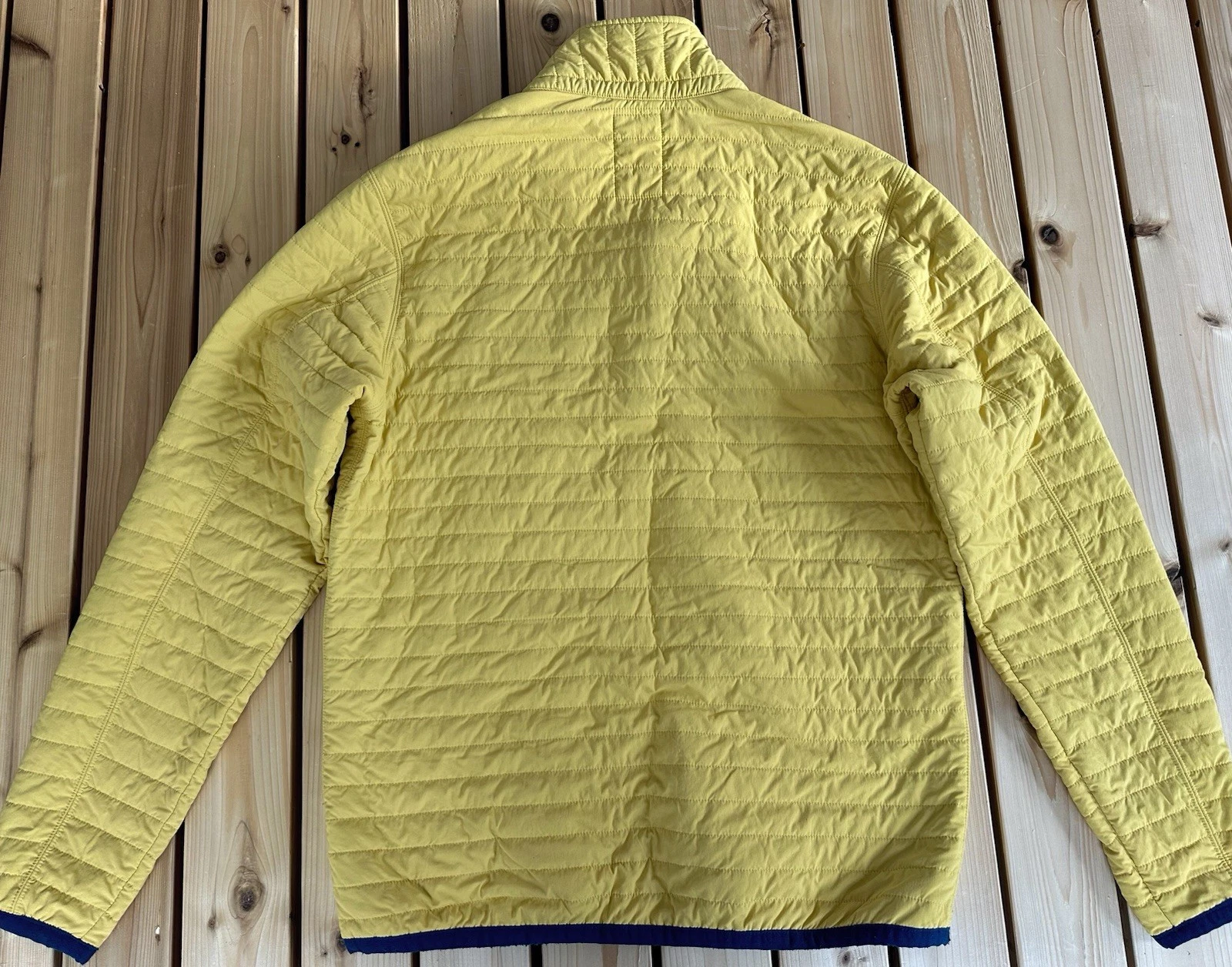 Relwen Windzip Popover Jacket Bright Yellow Men’s Medium image 5