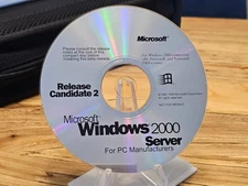 ULTRA RARE: Microsoft Windows 2000 Server for PC Manufacturers (OEM) RC2