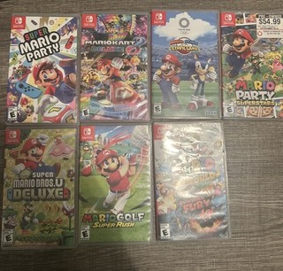 Mario Nintendo Switch Games Bulk Sale