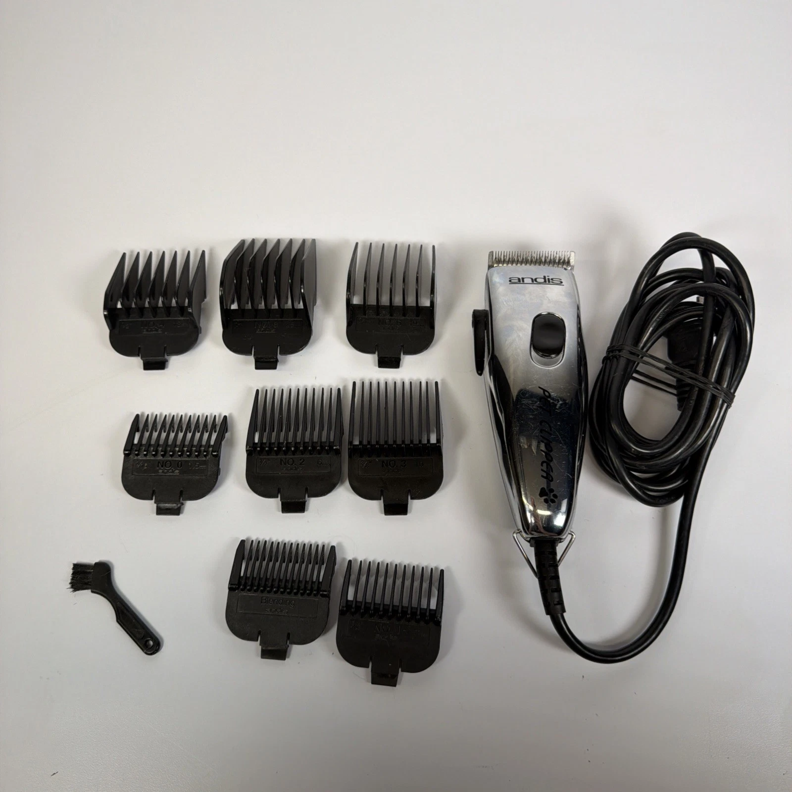 Andis Pet Grooming Clippers Electric Model PM-1 & Guards