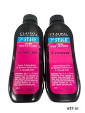 2- Clairol Profesional 7th Stage Creme Hair Lightener 2 oz