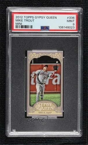 2012 Topps Gypsy Queen Mini Mike Trout #336 PSA 9 MINT