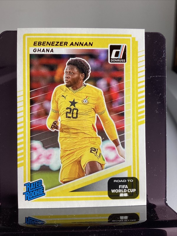 2026 Donruss FIFA World Cup- Card # 210 - Ebeneezer Annan- Ghana - Rated Rookie