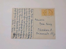 Alliierte Besetzung AM Post Beleg Karte Sochtenau &uuml;ber Rosenheim