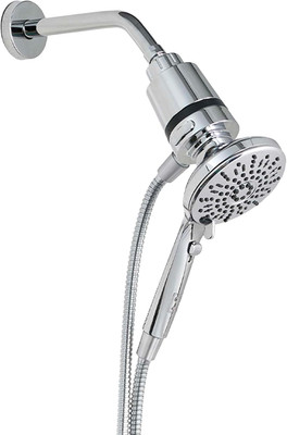 SEVENTY 5 Magnetic Handheld Shower Head Filter & 59in Hose, Chrome Healthy Skin