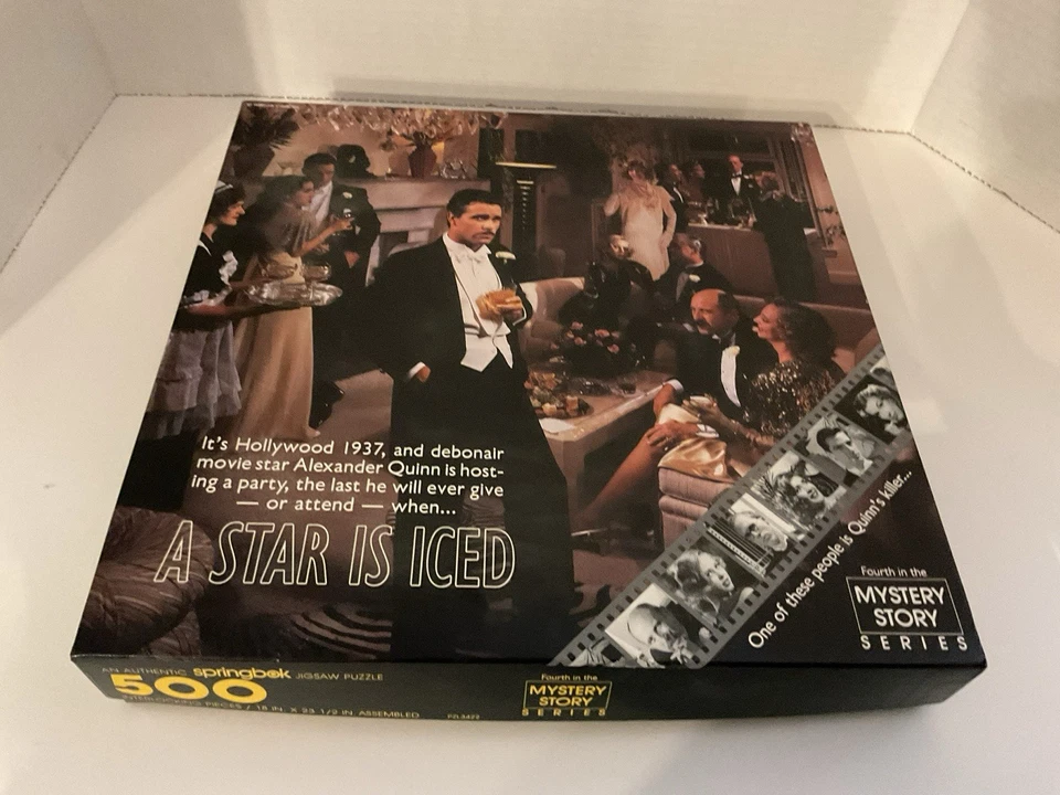 Springbok Jigsaw Puzzles Lot Of 2, 500 Piece Each Mystery Story Sealed Unopened - Image 3 of 4