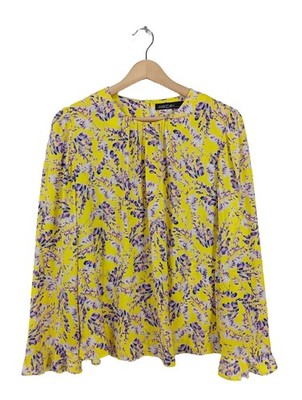 MARC CAIN Langarm-Bluse Damen Bluse Gr. DE 40 blassgelb Casual-Look