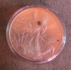 2007 American Silver Eagle Coin 1 Oz