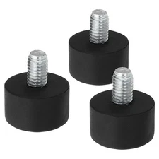 Universal M8 x 1.2" Rubber Tripod Feet, 3 Pack Anti-Slip Tripod Replacement