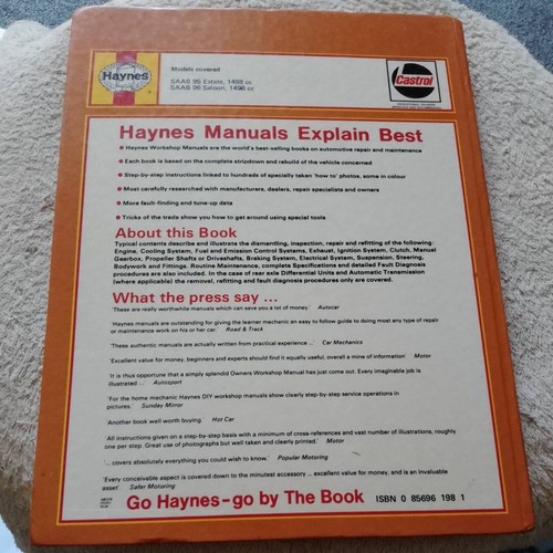 Haynes 198 Saab 95 96 V4 1498cc 1966 - 1975 Owners Workshop Manual Estate Saloon - Picture 2 of 11