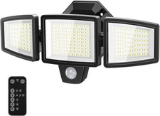 75W Motion Sensor Outdoor Lights Plug in, Led Flood Lights Outdoor Dusk to Da...