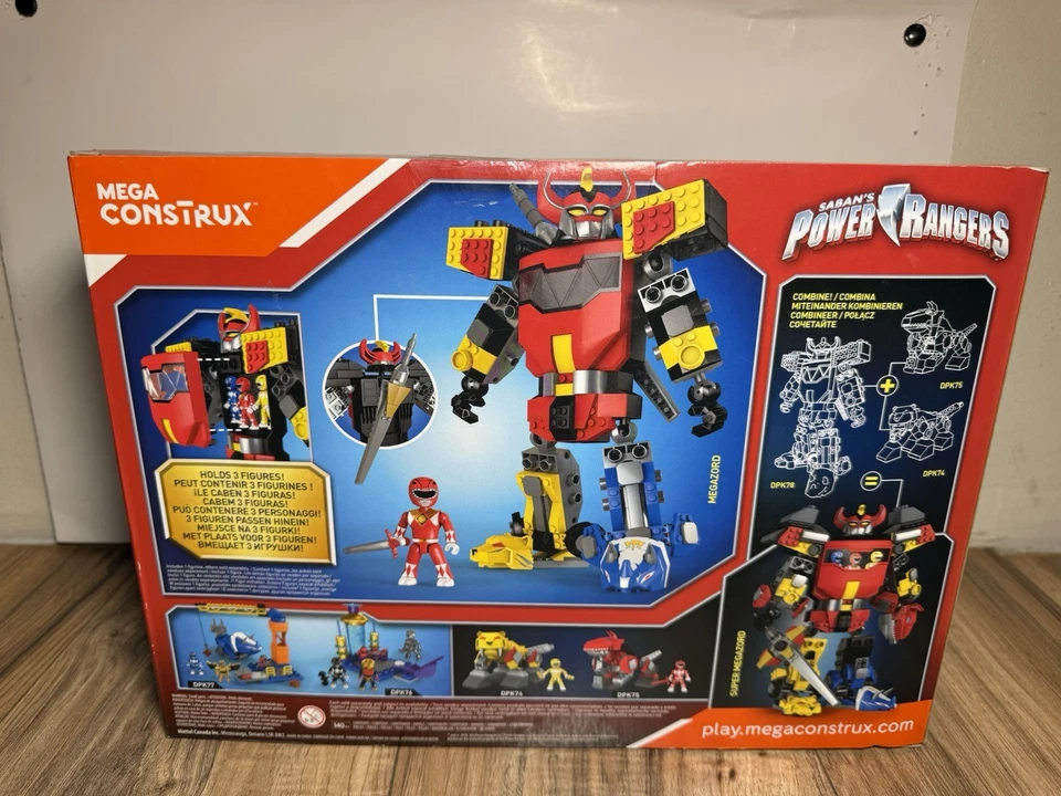 Mega Construx Power Rangers Mighty Morphin Megazord DPK78 brand new - Image 2 of 4