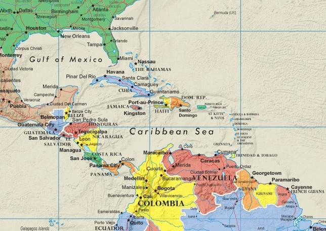 Pôster mural Swiftmaps mapa do mundo contemporâneo elite mapa de parede  - Imagem 2 de 4