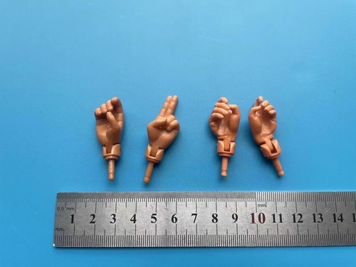 4PC 1/6 Scale Male Dragon Soldier Accessories Hands Model Fit 12" Action Figure - Picture 3 of 5