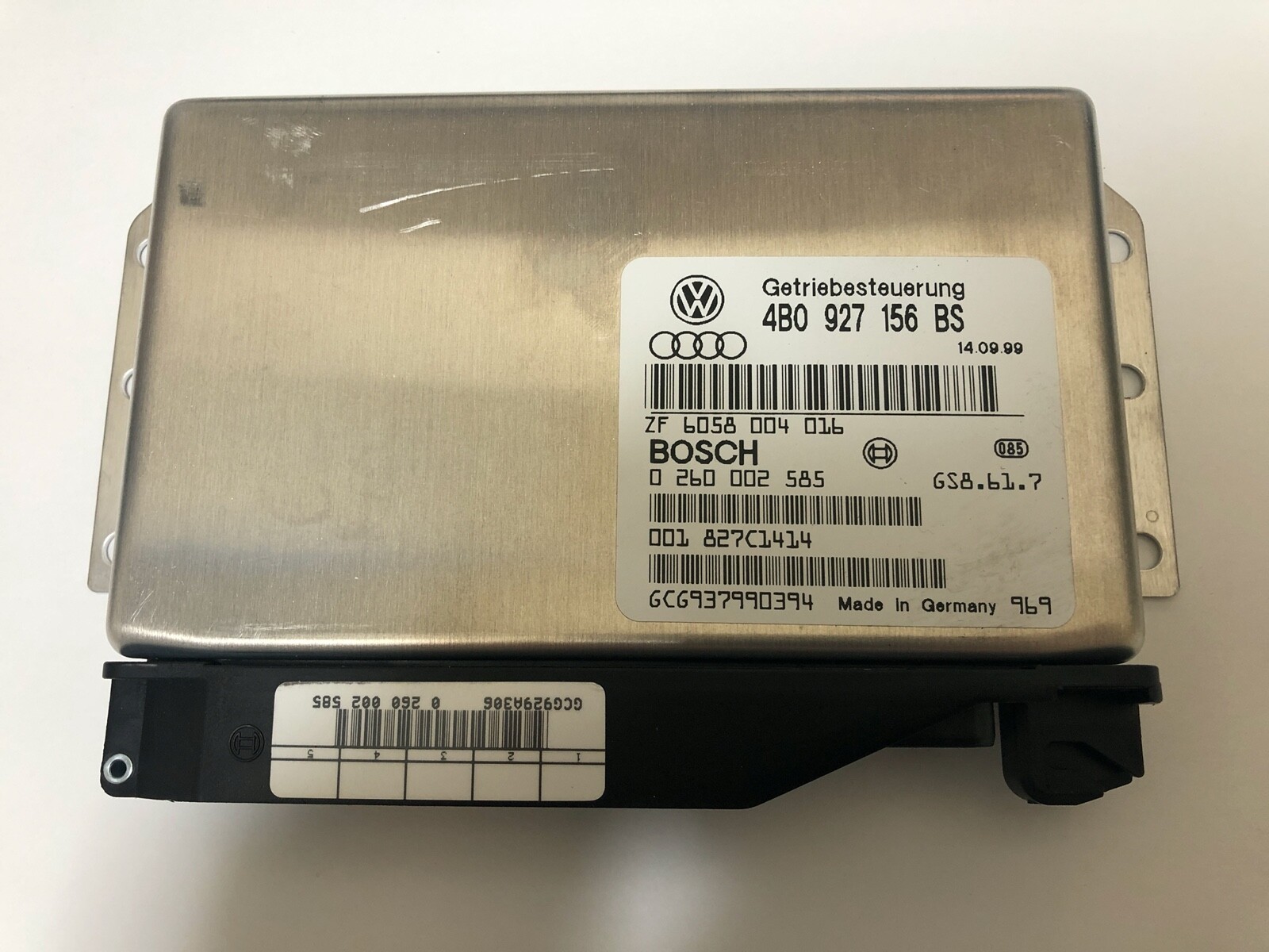 99-02 Audi A6 4.2 V8 Transmission Control Unit TCU 4B0927156BS