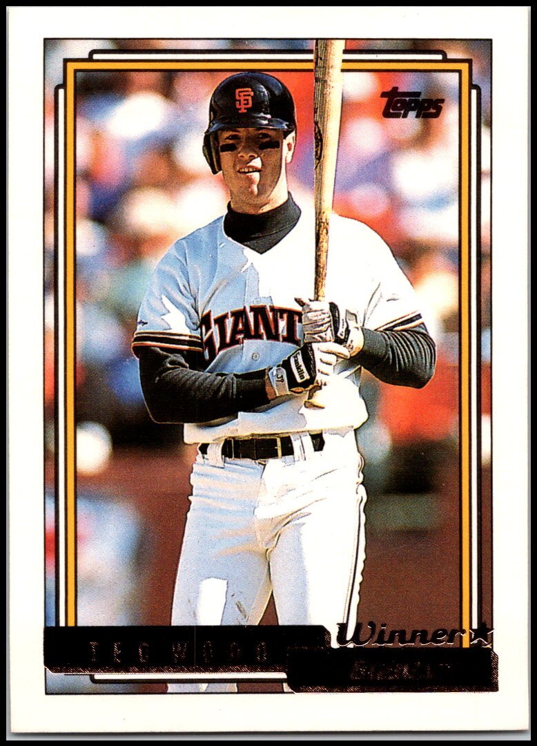 1992 Topps #358 Ted Wood - Gold Winners FREE SHIPPING!