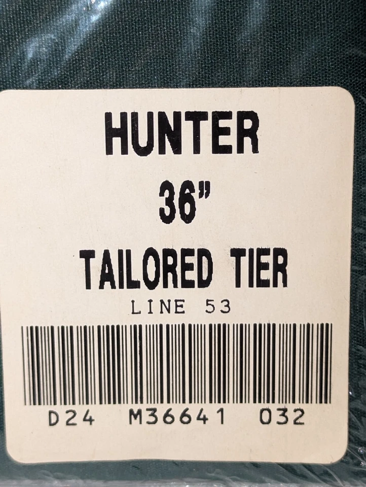 Un par de cortinas vintage Spring Maid a medida - verde cazador 36" Foto 3 de 4