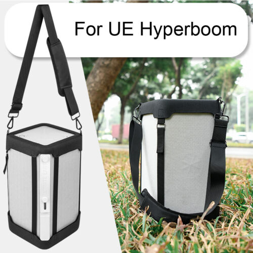 For Logitech UE Hyperboom Speaker EVA Protective Cover w/Shoulder Strap Portable - Afbeelding 1 van 26
