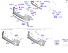 Poutre de pare-chocs arrière KIA CEED MK3 Sportswagon CD 86631J7300 NEUF ORIGINE