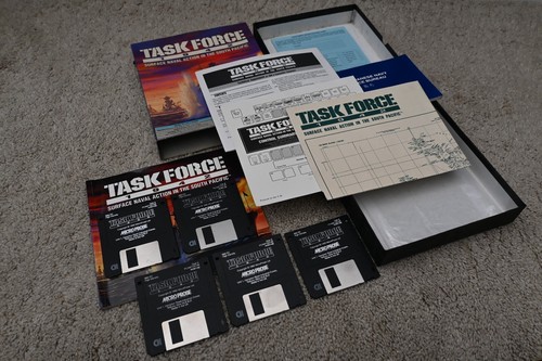 PC 3.5" Disk Software ~ Task Force 1942 by MicroProse ~ Big Box - Picture 1 of 5