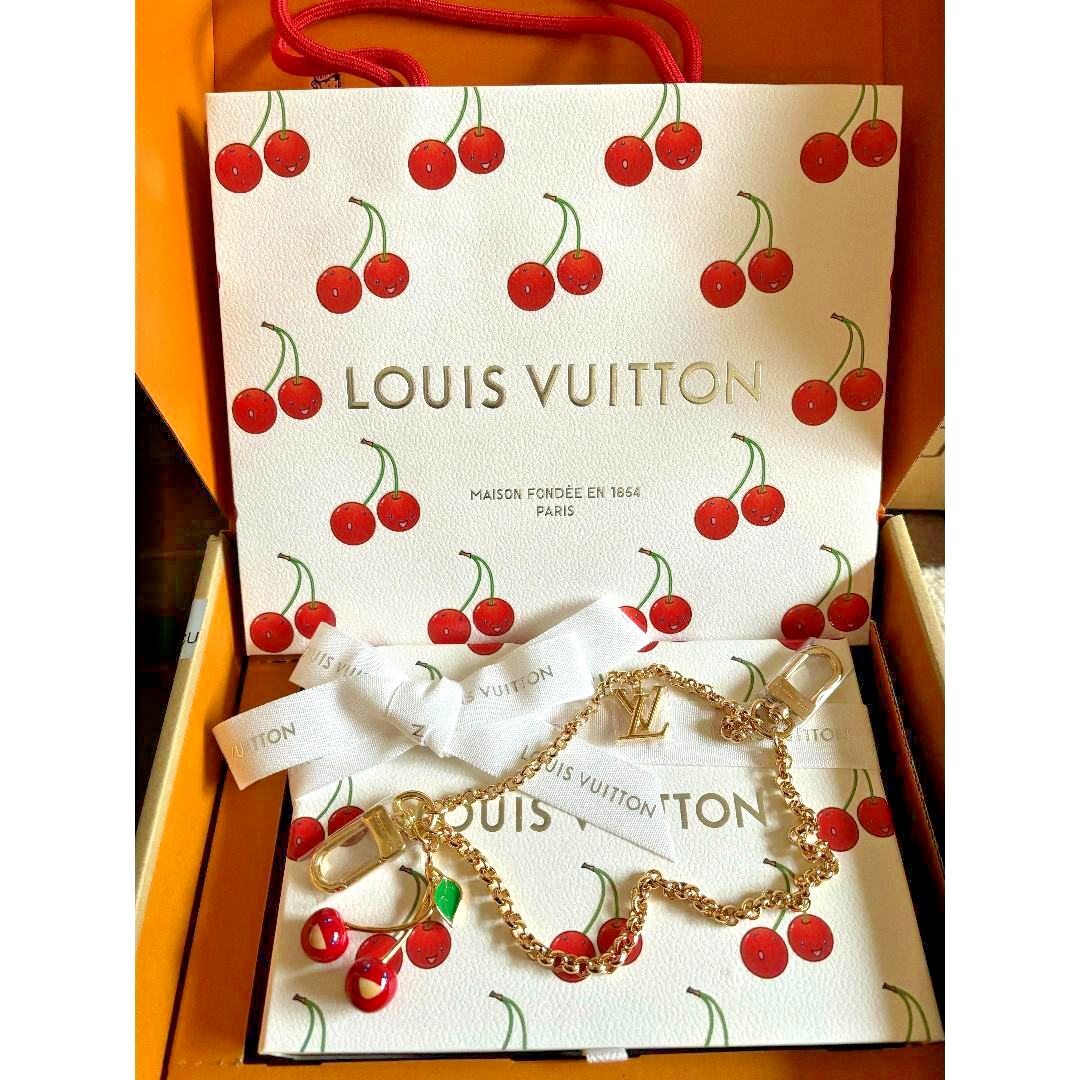 Louis Vuitton x Takashi Murakami Cherry Bag Chain M02598