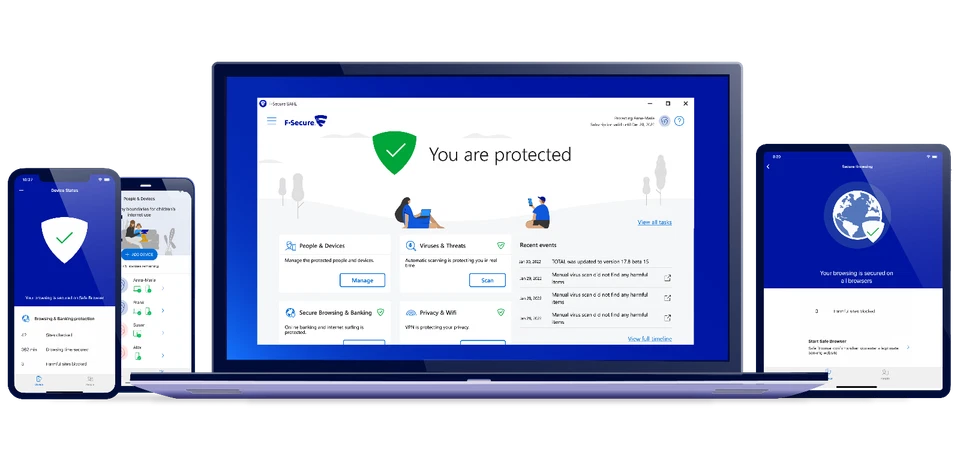 F-Secure Safe 2024 - 2025 - 3 PC 5 PC Geräte | 1 Jahr - 2 Jahre Download ESD - Bild 2 von 3