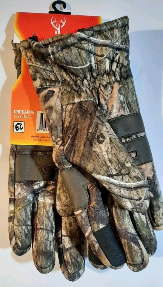 Guantes de caza a prueba de viento Mossy Oak Heat Boost Huntworth Endeavor talla L/XL, NUEVOS CON ETIQUETAS Foto 2 de 3