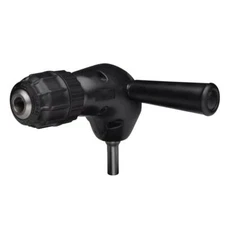 Right Angle Drill Attachment- 3/8" Chuck & Handle, For Electric Drilling