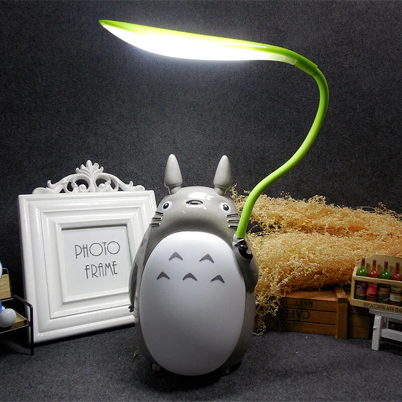 My Neighbor Totoro Night Light USB Charging LED Cartoon Leaf Lamp For Kids Gift