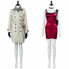 Trenchcoat Red Dress Cosplay Costume Custom Made