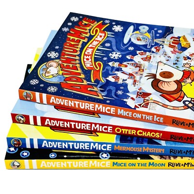 Adventure Mice Series 4 Books Collection Set by Reeve & McIntyre