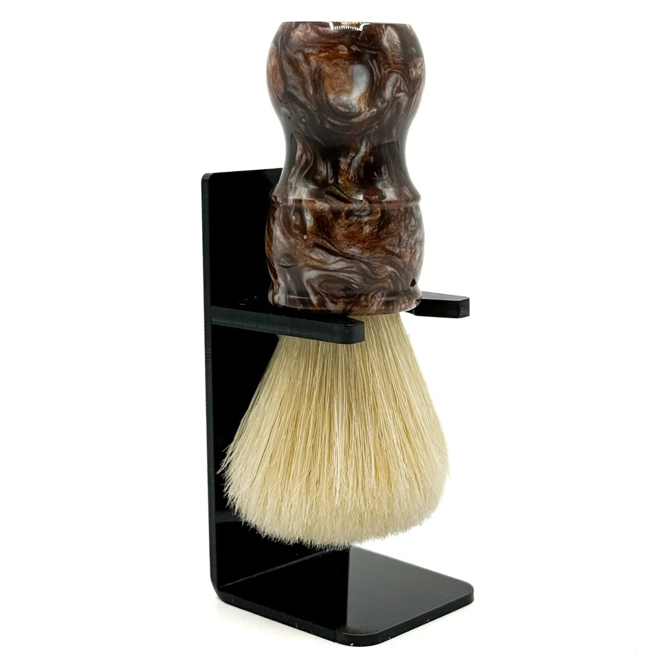 Parker Safety Razor Premium Boar Bristle Shaving Brush - Large Tortoise Handle - Image 3 of 4