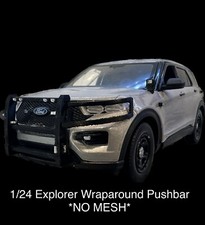 1/24 Motormax Explorer Wraparound Pushbar Custom Police LED Fire Diorama