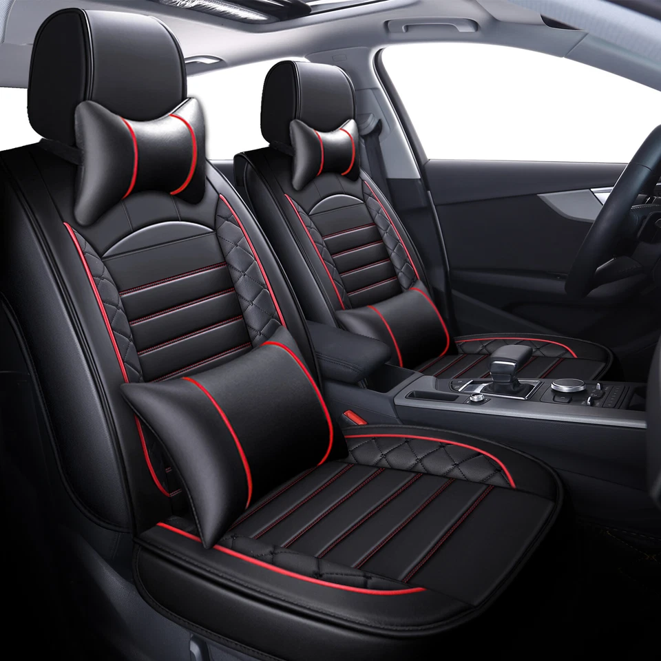 Juego completo de funda de asiento de coche para Ford Focus RS ST cojín delantero trasero 2 asientos / 5 asientos Foto 2 de 4