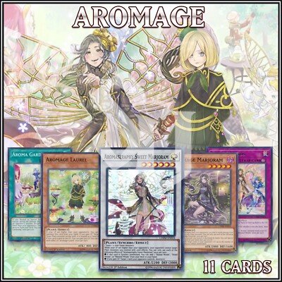 AROMAGE DECK 11 | Gardening Laurel Aromaseraphy Blessed Winds Marjoram  YuGiOh | eBay