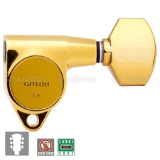 NEW Gotoh SG301-07 Tuning Keys L3+R3 Tuners Small Buttons 3x3 - GOLD