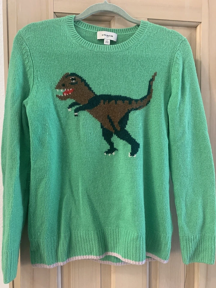 Suéter Coach 1941 Rexy Intarsia Cuello Redondo Cachemira S Foto 4 de 4