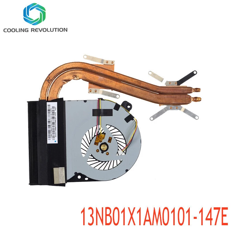 Laptop CPU Heatsink Fan For ASUS X750J X750JA X750JB 13NB01X1AM0101-147E - Image 2 of 2
